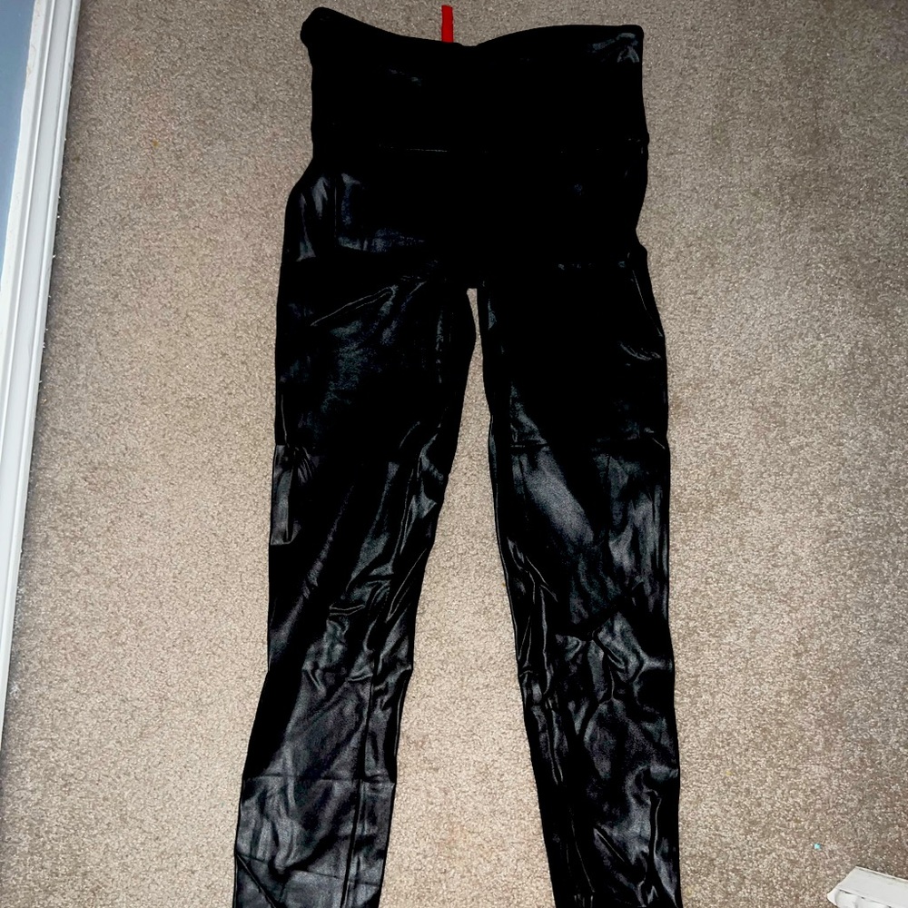 Spanx faux leather leggings